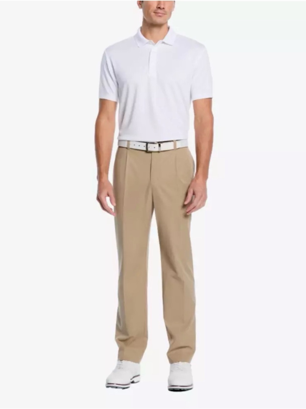 PGA TOUR Men's Chinchilla Khaki Golf Chinos Tan Khaki Pants 36x32 NWT